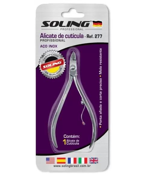 ALICATE DE CUTICULA * SOLING - REF. 277