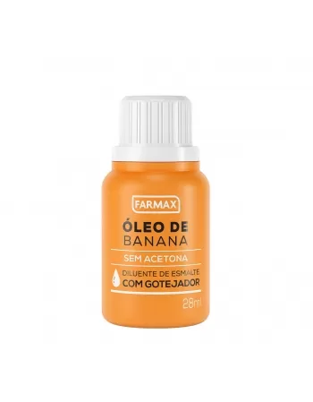 DILUENTE DE ESMALTE OLEO DE BANANA FARMAX GOT 28ML E12