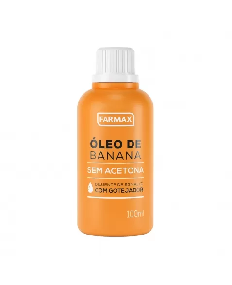 DILUENTE DE ESMALTE OLEO DE BANANA FARMAX GOT 100ML E12