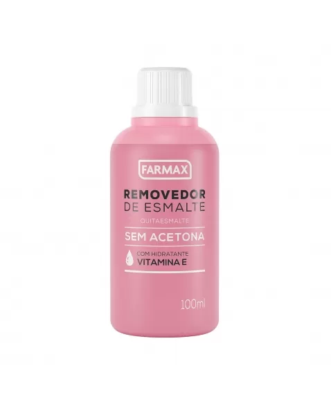 REMOVEDOR DE ESMALTE SEM ACETONA FARMAX V E 100ML