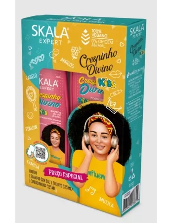 KIT SH + COND SK CRESPINHO 325ML CX06