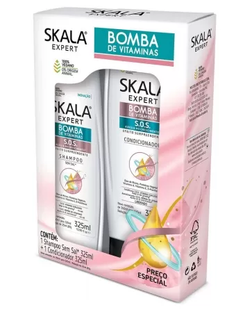 KIT SH + COND SK BOMBA DE VITAMINAS 325ML