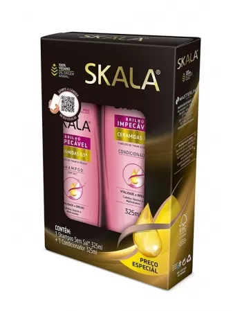 KIT SH + COND SK CERAMIDAS PLUS 325ML CX