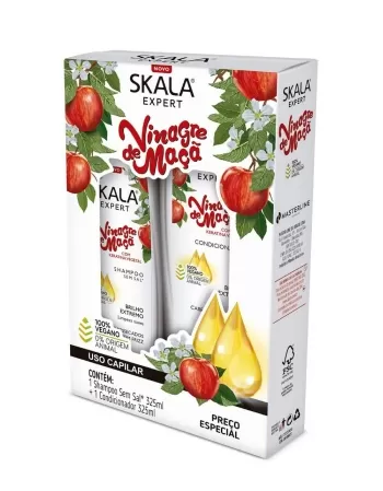 KIT SH + COND SK VINAGRE DE MACA 325ML CX