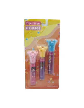 HB98346X - LIP GLOSS C/3 PEÇAS DISCOTEEN *144 PÇAS