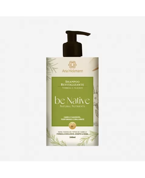 BE NATIVE ALECRIM E VERBENA SHAMPOO 340ML