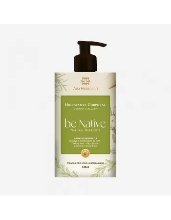 BE NATIVE ALECRIM E VERBENA HIDRATANTE CORPORAL 340ML