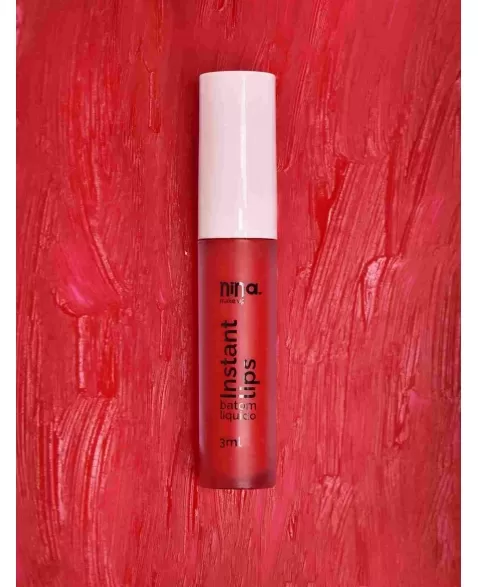 BATOM LIQUIDO INSTANT LIPS RUBI - NINA