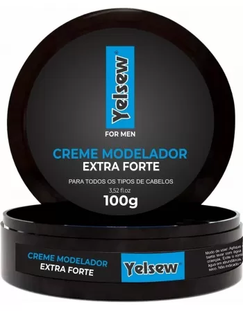 CREME MODELADOR EXTRA FORTE 100G (AZUL) - YELSEW