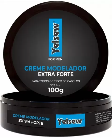 CREME MODELADOR EXTRA FORTE 100G (AZUL) - YELSEW