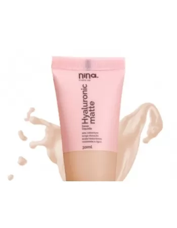 BASE LIQUIDA HYALURONIC MATTE COR 02 - NINA