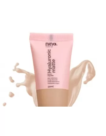 BASE LIQUIDA HYALURONIC MATTE COR 03 - NINA