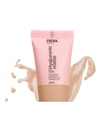 BASE LIQUIDA HYALURONIC MATTE COR 04 - NINA