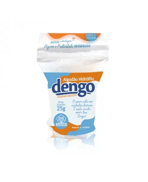 ALGODAO ROLO ZIPLOCK DENGO 25G