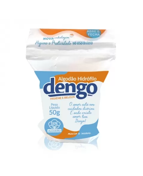 ALGODAO ROLO ZIPLOCK DENGO 50G