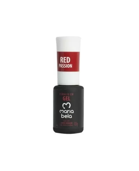 ESMALTE GEL RED PASSION MARIA BELA 10G