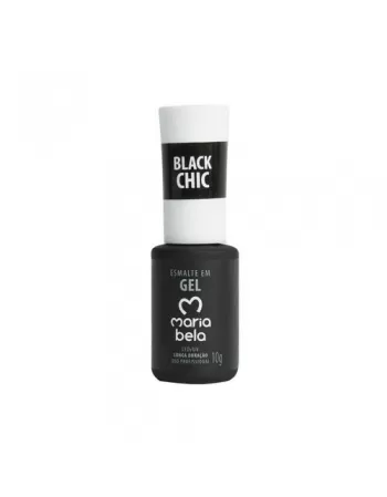 ESMALTE GEL BLACK CHIC MARIA BELA 10G