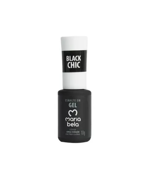 ESMALTE GEL BLACK CHIC MARIA BELA 10G