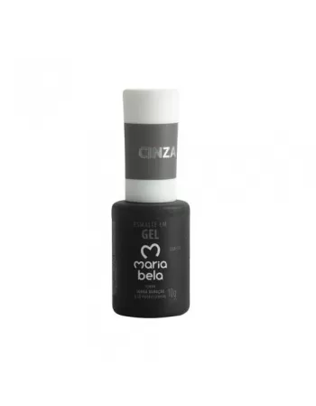 ESMALTE GEL CINZA PLATINUM MARIA BELA 10G