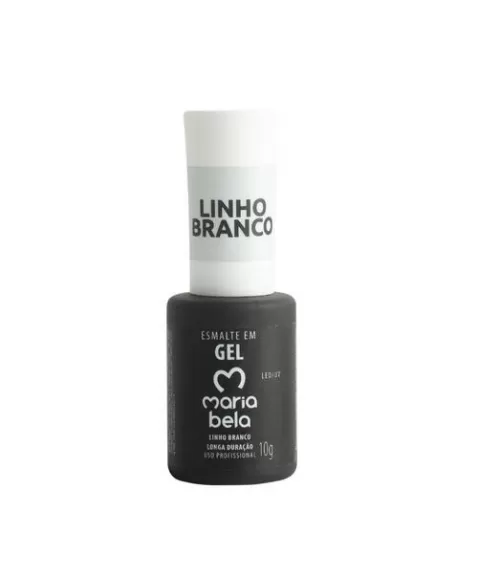 ESMALTE GEL BRANCO PURISSIMO MARIA BELA 10G