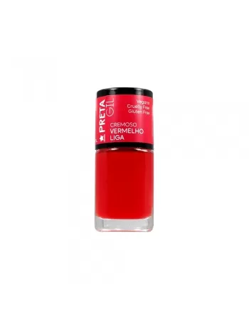 ESMALTE PRETA GIL CR VERMELHO LIGA 10ML