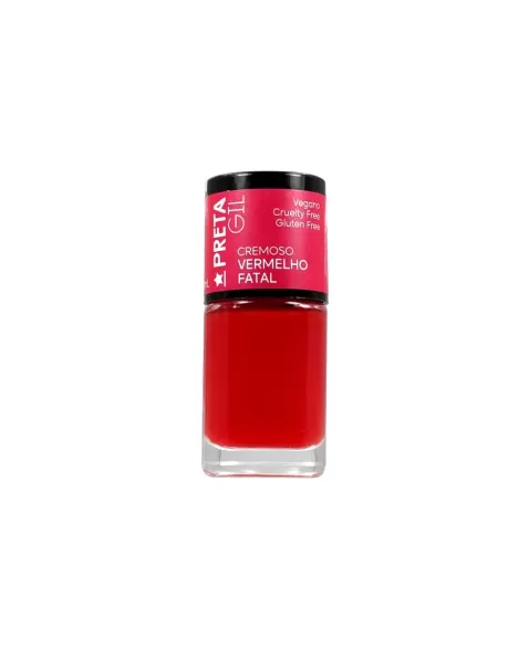 ESMALTE PRETA GIL CR VERMELHO FATAL 10ML