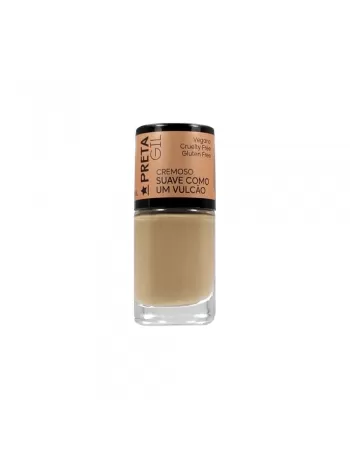 ESMALTE PRETA GIL SUAVE COMO UM VULCAO 10ML