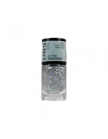 ESMALTE PRETA GIL GLITTER DIAOMONDS 10ML