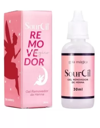 REMOVEDOR DE HENNA PARA SOBRANCELHAS EM GEL SOURCIL 30ML