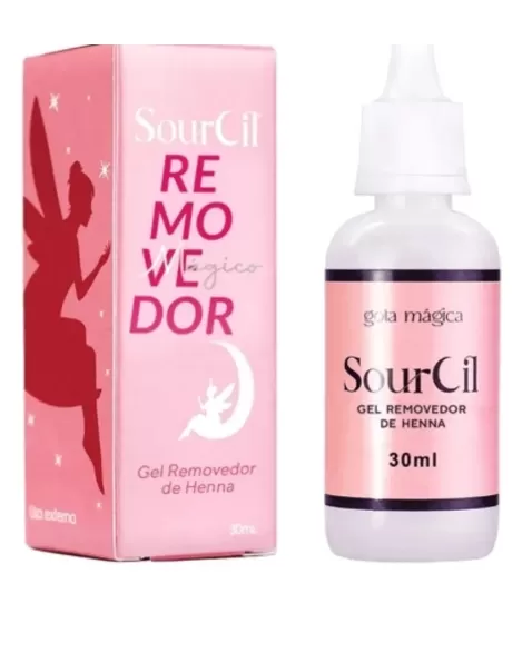 REMOVEDOR DE HENNA PARA SOBRANCELHAS EM GEL SOURCIL 30ML