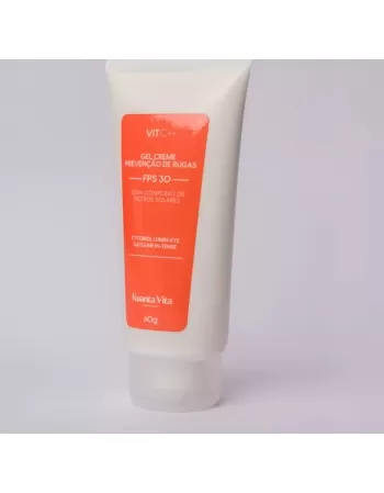 GEL CREME PREVENCAO RUGAS FPS 30 - ANTIOXIDANTE E PROTECAO SOLAR KUANTA VITA