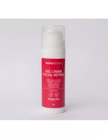 GEL CREME FACIAL COM RETINOL 30G - ANTI - IDADE E RENOVACAO CELULAR KUANTA VITA