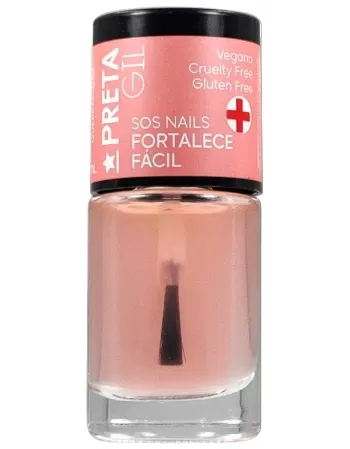 BASE PARA UNHAS QUEBRADIÇAS SOS NAILS PRETA GIL FORTALECE FACIL 10ML