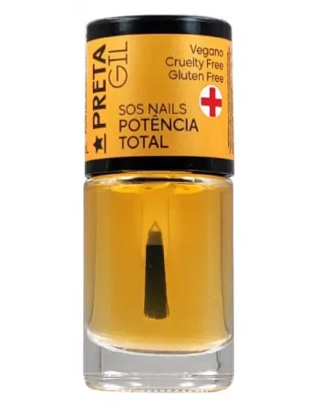 BASE FORTALECEDORA SOS NAILS PRETA GIL POTENCIA TOTAL 10ML