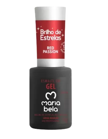 ESMALTE GEL RED PASSION MARIA BELA 10G