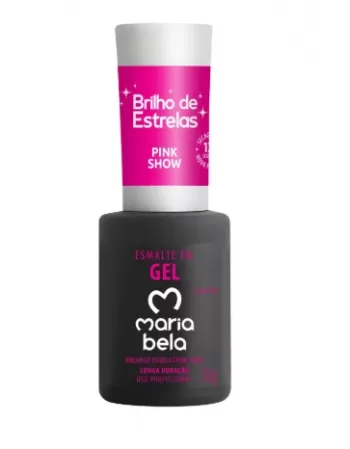 ESMALTE GEL PINK SHOW MARIA BELA 10G