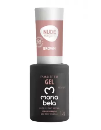 ESMALTE GEL BROWN NUDE MARIA BELA 10G