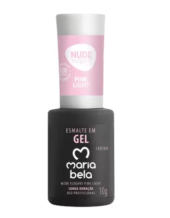 ESMALTE GEL PINK NUDE LIGHT MARIA BELA 10G