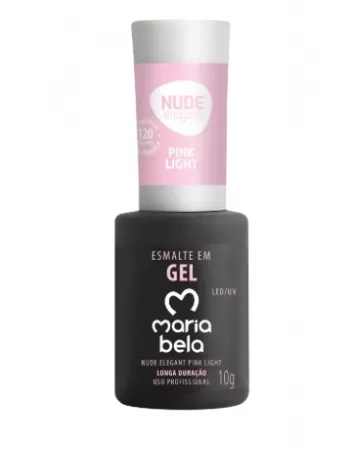 ESMALTE GEL PINK LIGHT MARIA BELA 10G