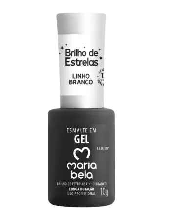 ESMALTE GEL BRANCO PURISSIMO MARIA BELA 10G