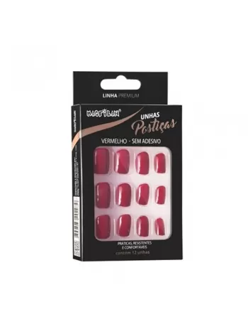 UNHAS POSTICAS COLORIDAS 12PC 208A