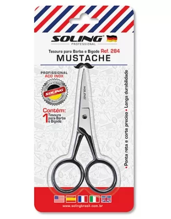 TESOURA SOLING * MUSTACHE - REF 284