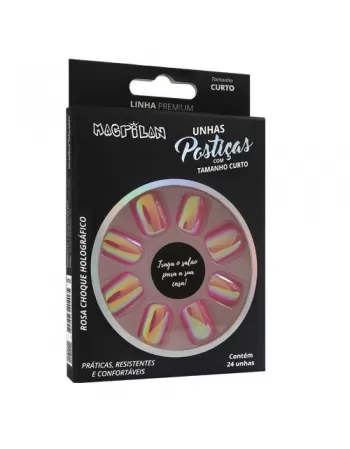 UNHAS POSTICAS TAM CURTO ROSA UP202C