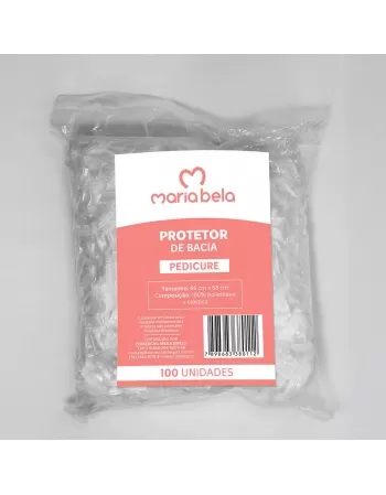 PROTETOR BACIA PLAST. PEDICURE 68CM X 66CM - PCT.100 UNIDS. X